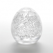 Мастурбатор-яйцо Keith Haring EGG PARTY - Tenga - в Барнауле купить с доставкой