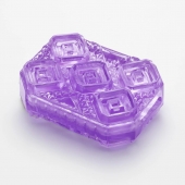 Фиолетовый мастурбатор-стимулятор Tenga Uni Amethyst - Tenga - в Барнауле купить с доставкой
