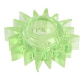 Зеленое эрекционное кольцо-солнце - Toyfa Basic - в Барнауле купить с доставкой