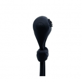 Чёрное лассо на пенис с вибрацией - Baile - в Барнауле купить с доставкой