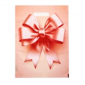 Пакет с принтом в виде банта с вырубной ручкой (30х40 см) - Сима-Ленд - купить с доставкой в Барнауле