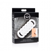 Комплект из 6 прозрачных эрекционных колец Ring Master Custom Ball Stretcher Kit - XR Brands - в Барнауле купить с доставкой