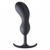 Черный массажер простаты с утяжелителями Premium Silicone Weighted Prostate Plug XL - 20,8 см. - XR Brands - в Барнауле купить с доставкой