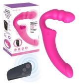 Розовый безремневой страпон Straples Strap-On Dildo - Erokay - купить с доставкой в Барнауле