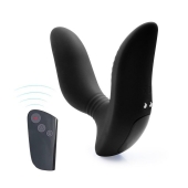 Черный вибромассажер простаты 3,5’’ Remote Control Curve P-spot Massager - 12 см. - Erokay - в Барнауле купить с доставкой