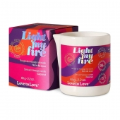 Массажная свеча Light My Fire Coconut с ароматом кокоса - 65 гр. - Love to Love - купить с доставкой в Барнауле
