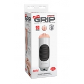 Мастурбатор-вагина Extreme Toyz Mega Grip Vibrating Stroker Mouth - Pipedream - в Барнауле купить с доставкой