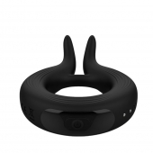Черное эрекционное кольцо Marry Me Rechargeable Vibrating Cockring - Adrien Lastic - в Барнауле купить с доставкой