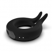 Черное эрекционное кольцо Marry Me Rechargeable Vibrating Cockring - Adrien Lastic - в Барнауле купить с доставкой