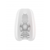 Белый мастурбатор-яйцо Bisedze - LoveStore - в Барнауле купить с доставкой