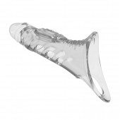 Прозрачная насадка на пенис - 22 см. - Baile - в Барнауле купить с доставкой