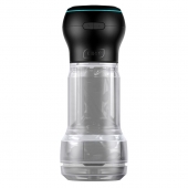 Набор PowerBlow   Feel Pocket Stroker Crystal: мастурбатор и интерактивная насадка - Kiiroo - в Барнауле купить с доставкой