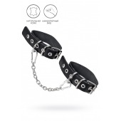 Черные оковы из одного ремешка с люверсами - Pecado - купить с доставкой в Барнауле