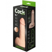 Телесный фаллоудлинитель с мошонкой Cock Next - 17 см. - LOVETOY (А-Полимер) - в Барнауле купить с доставкой
