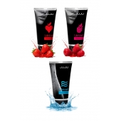 Набор из 3 лубрикантов JUJU (увлажняющий, клубника, малина) - JuJu - купить с доставкой в Барнауле