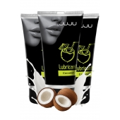 Набор из 3 съедобных лубрикантов JUJU со вкусом кокоса - JuJu - купить с доставкой в Барнауле