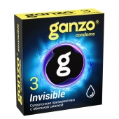 Супертонкие презервативы Ganzo Invisible - 3 шт. - Ganzo - купить с доставкой в Барнауле