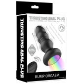 Черная анальная вибропробка с фрикционным механизмом и LED-подсветкой - 12,5 см. - Secwell в Барнауле Черная анальная вибропробка с фрикционным механизмом и LED-подсветкой - 12,5 см. - Secwell