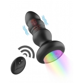 Черная анальная вибропробка с фрикционным механизмом и LED-подсветкой - 12,5 см. - Secwell в Барнауле Черная анальная вибропробка с фрикционным механизмом и LED-подсветкой - 12,5 см. - Secwell