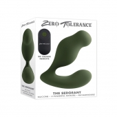 Вибромассажер простаты The Sergeant цвета хаки - Zero Tolerance - в Барнауле купить с доставкой