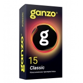 Классические презервативы с обильной смазкой Ganzo Classic - 15 шт. - Ganzo - купить с доставкой в Барнауле