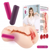 Мастурбатор-вагина с вибрацией Jenny Onahole edition 005 - KOKOS - в Барнауле купить с доставкой Мастурбатор-вагина с вибрацией Jenny Onahole edition 005 - KOKOS - в Барнауле купить с доставкой