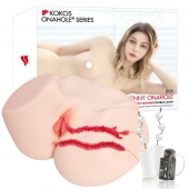 Мастурбатор-полуторс с двойным слоем материала и вибрацией Jenny Onahole Real Vagina - KOKOS - в Барнауле купить с доставкой Мастурбатор-полуторс с двойным слоем материала и вибрацией Jenny Onahole Real Vagina - KOKOS - в Барнауле купить с доставкой