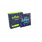 Светящиеся в темноте презервативы Expert Neon - 3 шт. - Expert - купить с доставкой в Барнауле