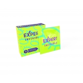Ультратонкие презервативы Expert Invisible - 3 шт. - Expert - купить с доставкой в Барнауле