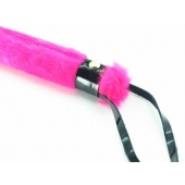 Нежная плеть с розовым мехом BDSM Light - 43 см. - БДСМ Арсенал - купить с доставкой в Барнауле