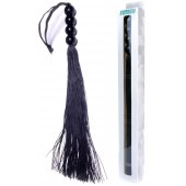 Черная силиконовая плеть - 37 см. - Boys of Toys - купить с доставкой в Барнауле