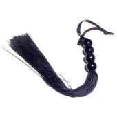 Черная силиконовая плеть - 37 см. - Boys of Toys - купить с доставкой в Барнауле