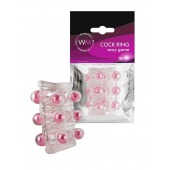 Прозрачная сквозная насадка на пенис с цветными шариками - Erowoman-Eroman - в Барнауле купить с доставкой