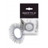 Круглое эрекционное кольцо с «ресничками» - Sextaz - в Барнауле купить с доставкой