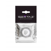 Эластичное эрекционное кольцо с длинными черными «ресничками» - Sextaz - в Барнауле купить с доставкой