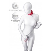 Красный ошейник с подкладкой из меха - ToyFa - купить с доставкой в Барнауле