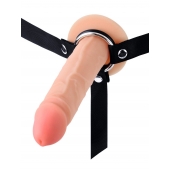 Мужской полый страпон на регулируемых ремнях - 18,5 см. - Sex Expert - купить с доставкой в Барнауле