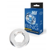 Прозрачное эрекционное кольцо-бублик - Sex Expert - в Барнауле купить с доставкой