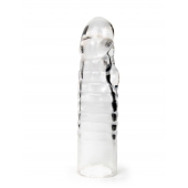 Прозрачная закрытая насадка на член - 15 см. - Sex Expert - в Барнауле купить с доставкой