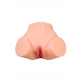 Телесный реалистичный мастурбатор-полуторс с 2 любовными входами - No Name - в Барнауле купить с доставкой