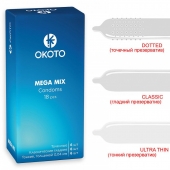 Презервативы OKOTO Mega Mix - 18 шт. - Sitabella - купить с доставкой в Барнауле
