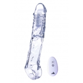 Прозрачная насадка-удлинитель Length Enhancer With Bullet с подхватом - 22,3 см. - NMC - в Барнауле купить с доставкой