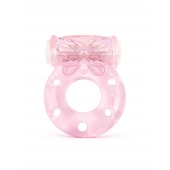 Розовое эрекционное виброкольцо с бабочкой - 1137 - в Барнауле купить с доставкой