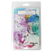 Набор из 3 эрекционных прозрачных колец - Boys of Toys - в Барнауле купить с доставкой