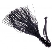 Черная силиконовая плетка - 25,4 см. - Boys of Toys - купить с доставкой в Барнауле