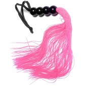 Розовая силиконовая плеть - 35,5 см. - Boys of Toys - купить с доставкой в Барнауле