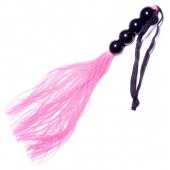 Розовая силиконовая плеть - 35,5 см. - Boys of Toys - купить с доставкой в Барнауле