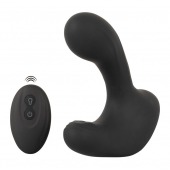 Черная анальная вибропробка с функцией расширения RC Butt Plug with 3 functions - Orion - в Барнауле купить с доставкой