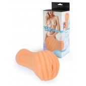 Эластичный мастурбатор в виде вагины телесного цвета - Sexy Girl - в Барнауле купить с доставкой