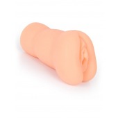 Телесный мастурбатор-вагина с 2 эрекционными кольцами в комплекте - Sexy Girl - в Барнауле купить с доставкой